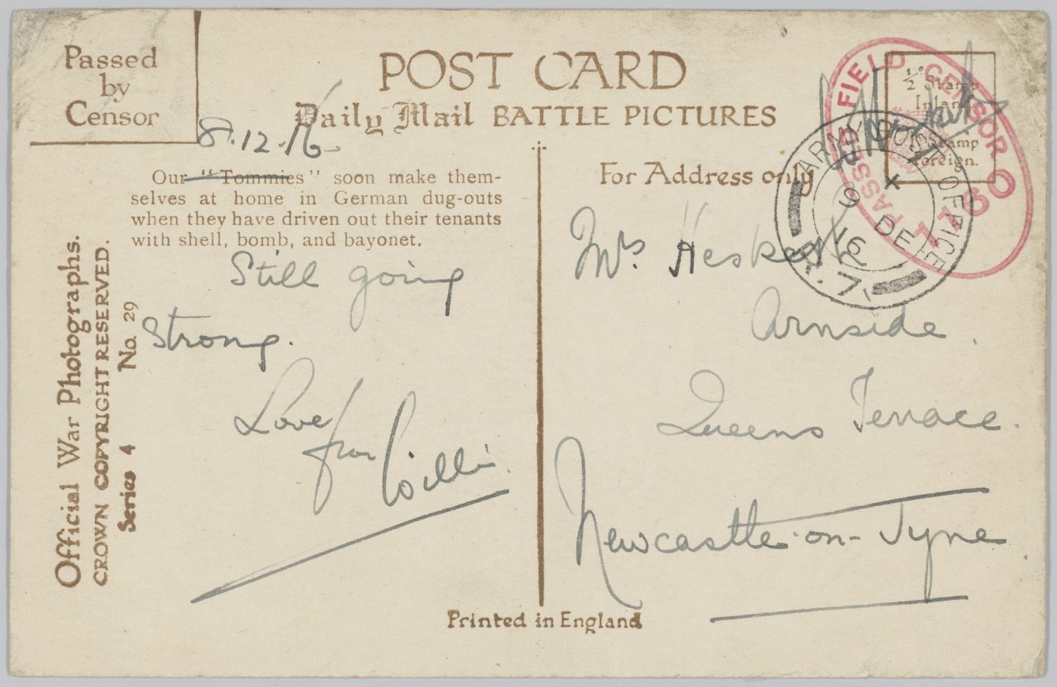 How To Write A Postcard - The Postal Museum